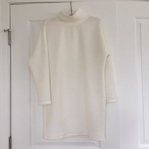 MONKI white ribbed sweater dress